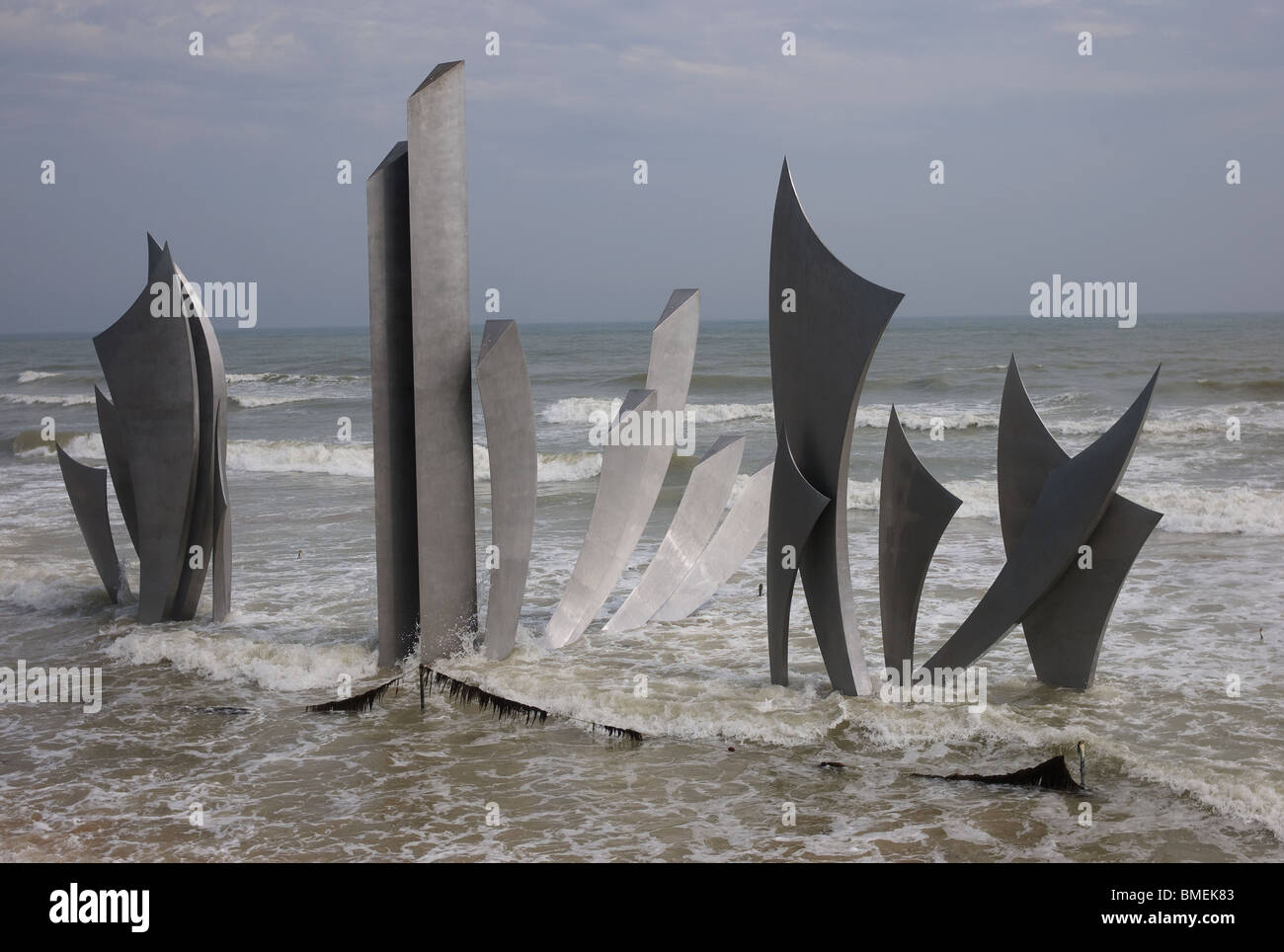 MEMORIAL OMAHA STRAND FRANKREICH Stockfoto