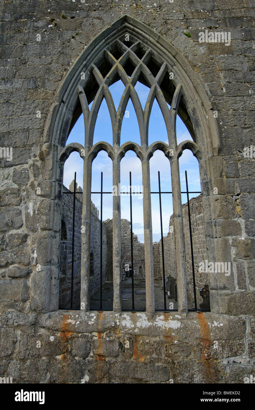 Murrisk Abtei, Murrisk, County Mayo, Provinz Connacht, Irland Stockfoto