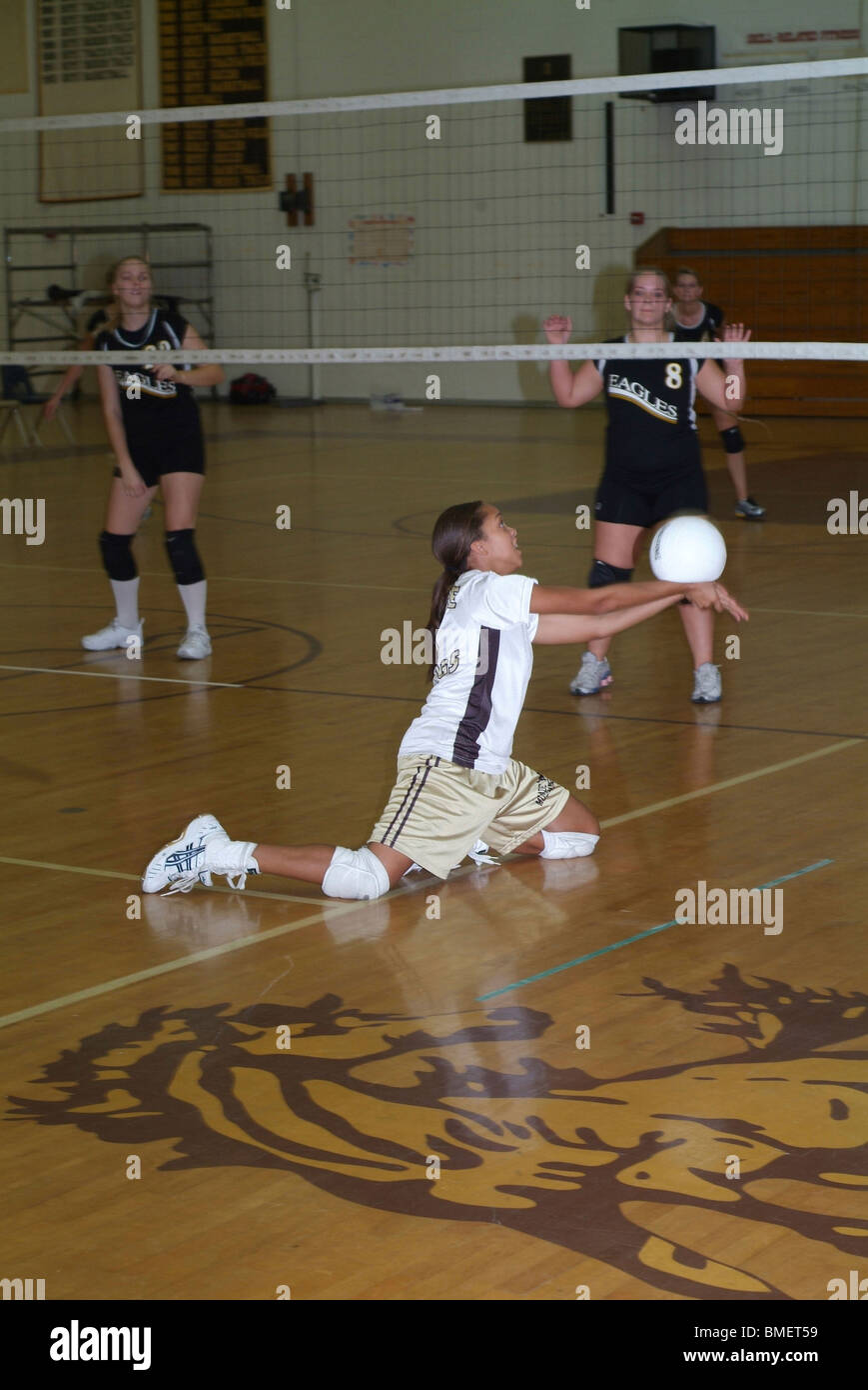 High School Volleyball Ft Meade, Md Stockfoto