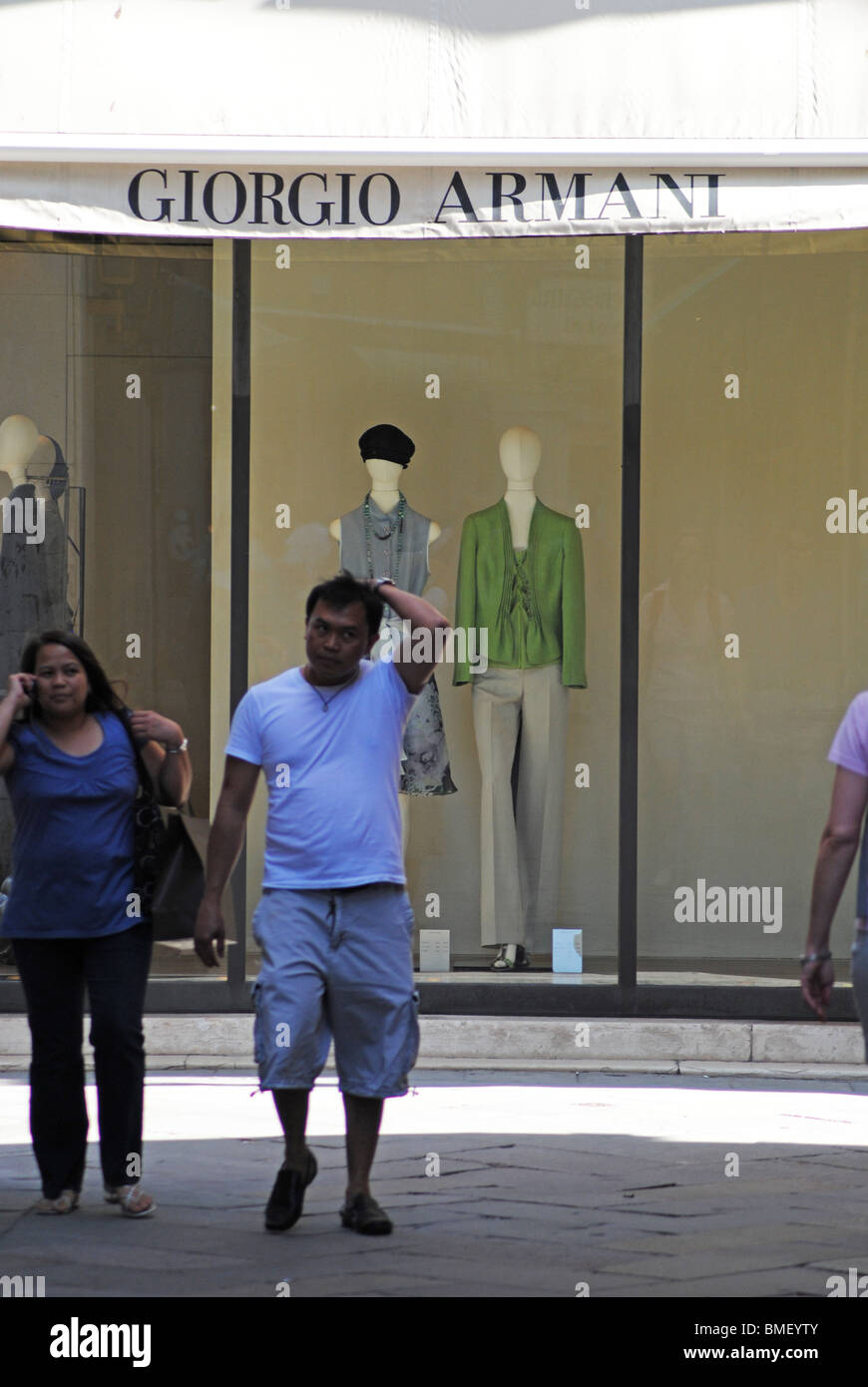 Armani Store, Venedig, Italien Stockfoto