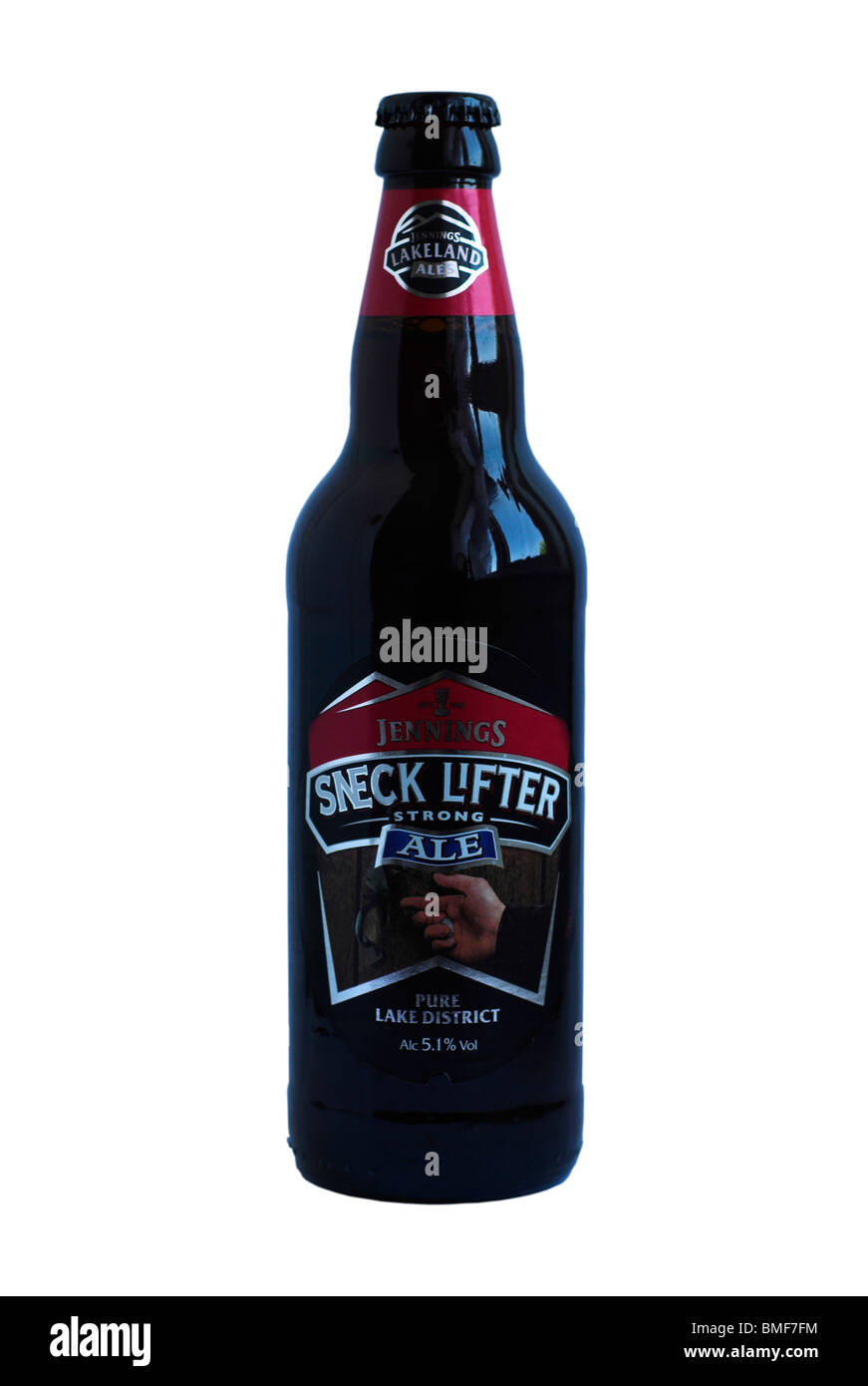 Jennings Snecklifter Strong Ale Bierflasche - ca. 2010. Stockfoto