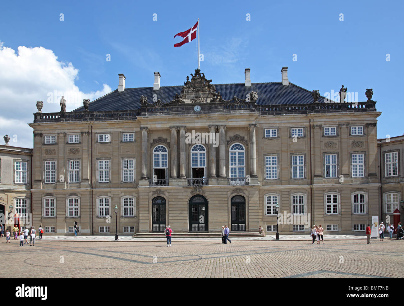 Frederik VIII Schloss Amalienborg Palace wird Kronprinz Frederik und Prinzessin Mary künftigen Wohnsitz sein. Stockfoto