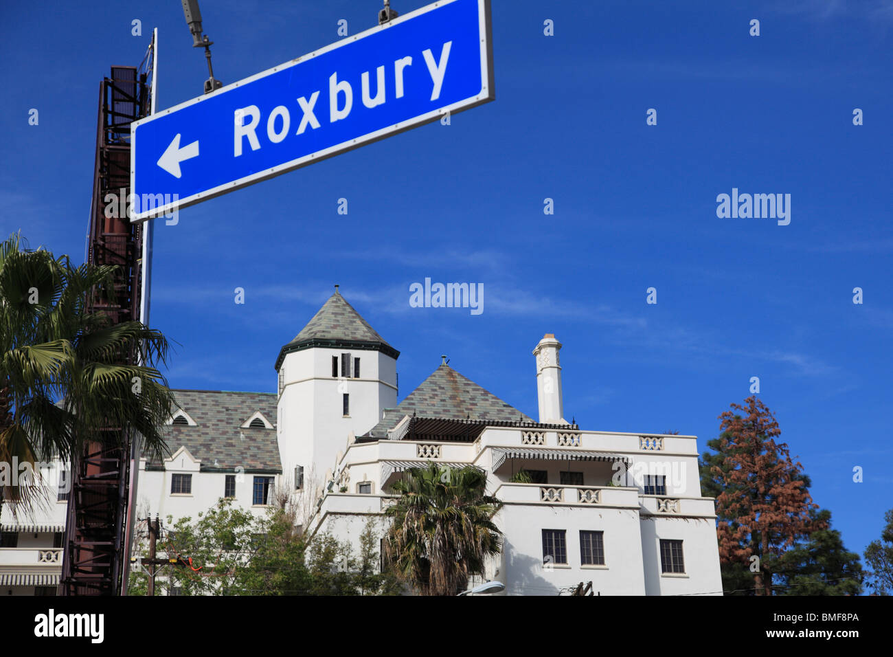 Chateau Marmont Hotel, Sunset Boulevard, Los Angeles, Kalifornien, USA Stockfoto