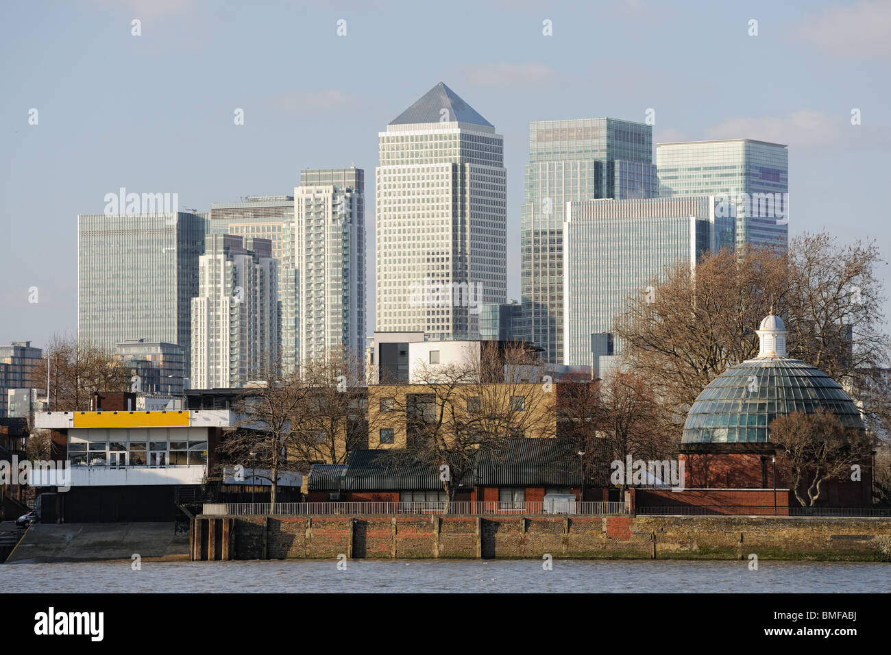 Canary Wharf, dem andere Finanzgeschäfte Viertel in London, Isle of Dogs Stockfoto