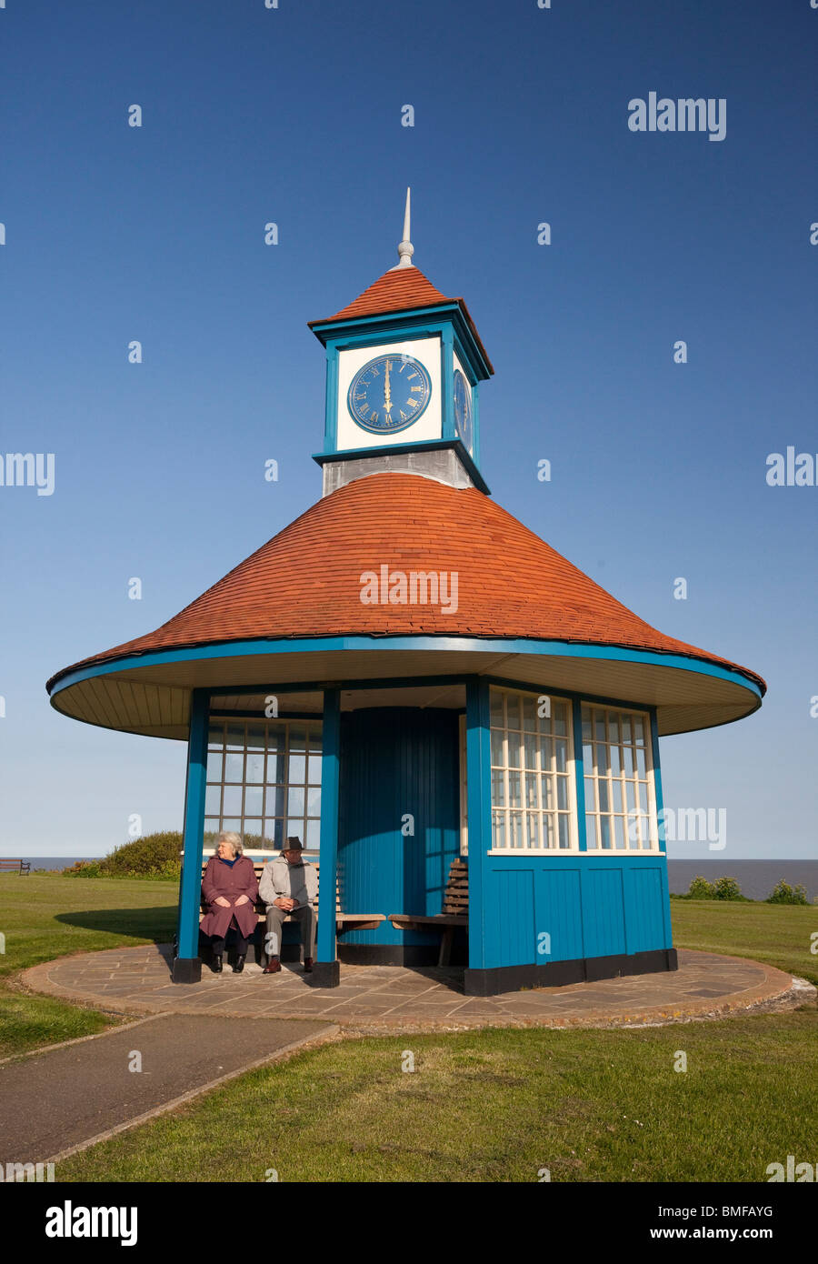 Pavillon auf Frinton on Sea, Essex, UK Stockfoto