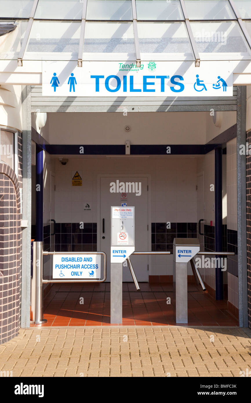 öffentliche Toiletten Stockfoto