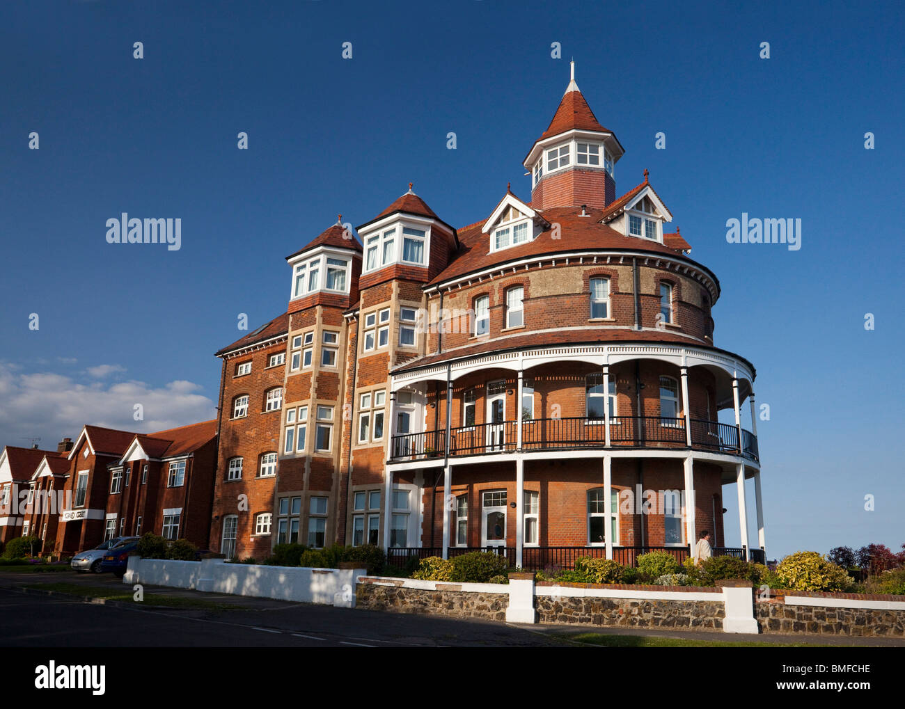 Luxuswohnungen in Frinton on Sea, Essex, UK Stockfoto