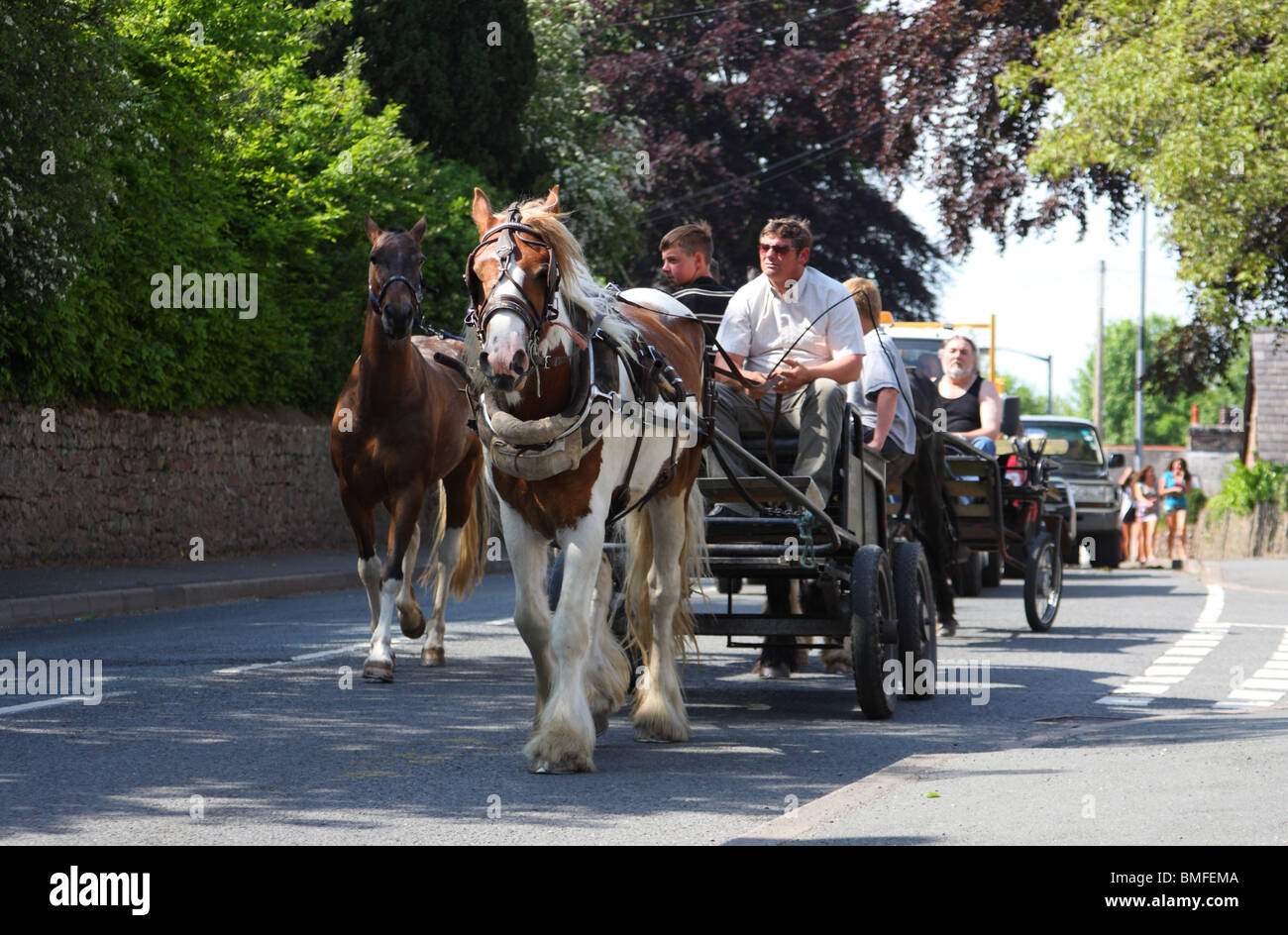 Appleby Horse Fair, Appleby In Westmorland, Cumbria, England, Großbritannien Stockfoto