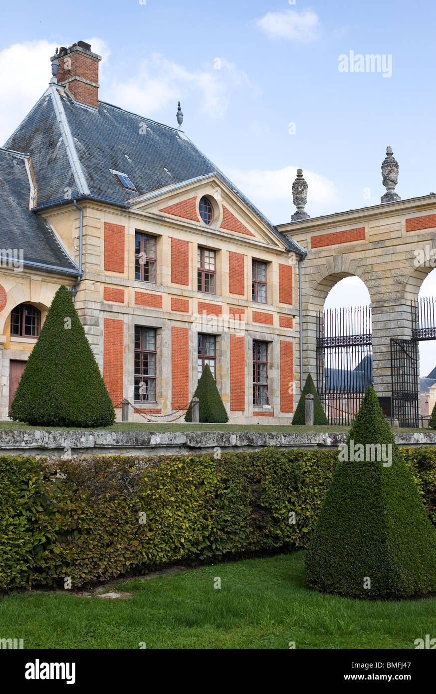 ZUBEHÖR GEBÄUDE, SCHLOSS VAUX-LE-VICOMTE (17C), FRANKREICH Stockfoto