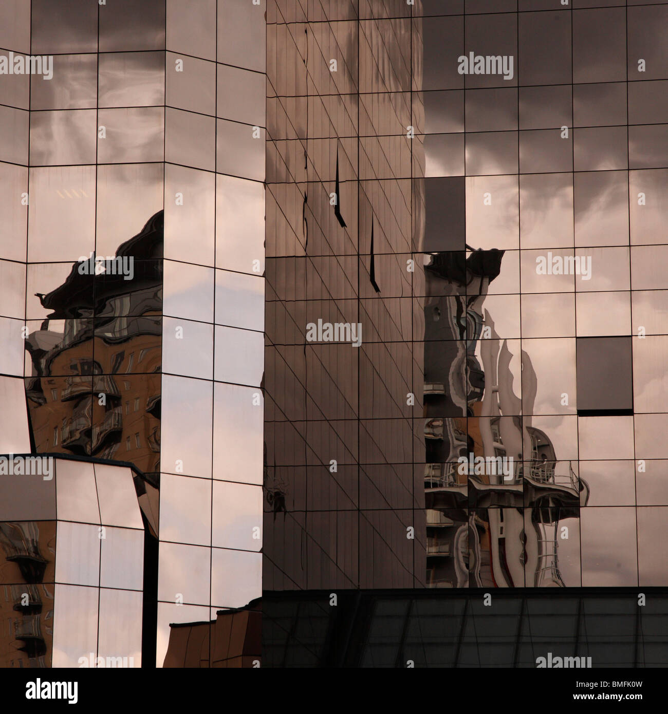 Moderne Architektur, Salford Quays, Manchester, UK Stockfoto