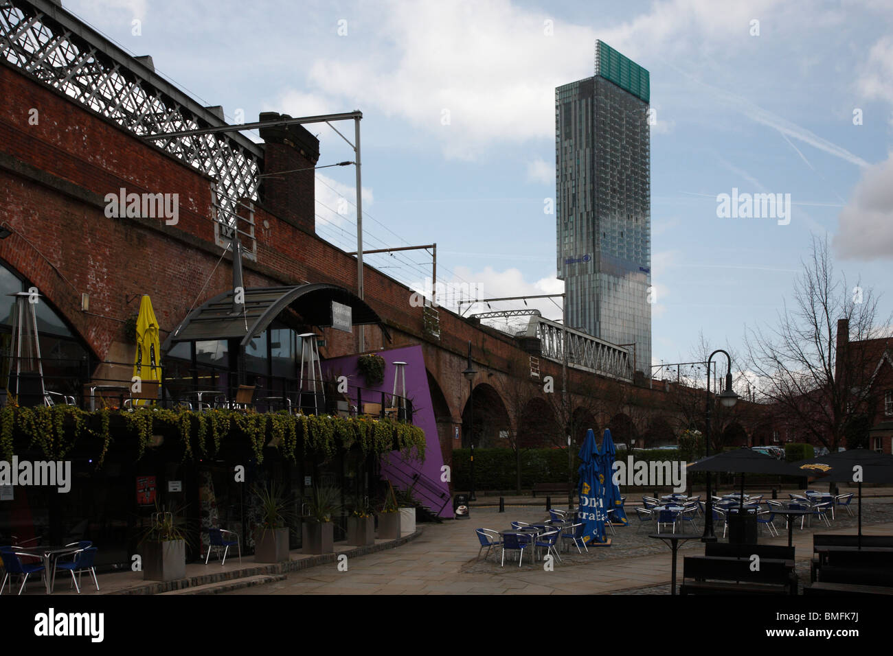 Hilton Hotel Beetham Tower, Manchester, UK Stockfoto