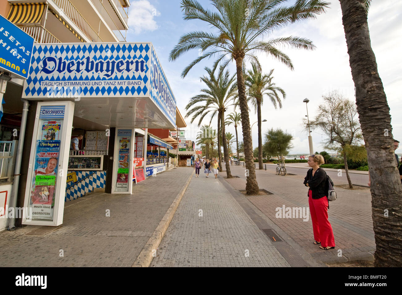 Arenal von Palma de Mallorca auf Mallorca in Spanien Stockfoto