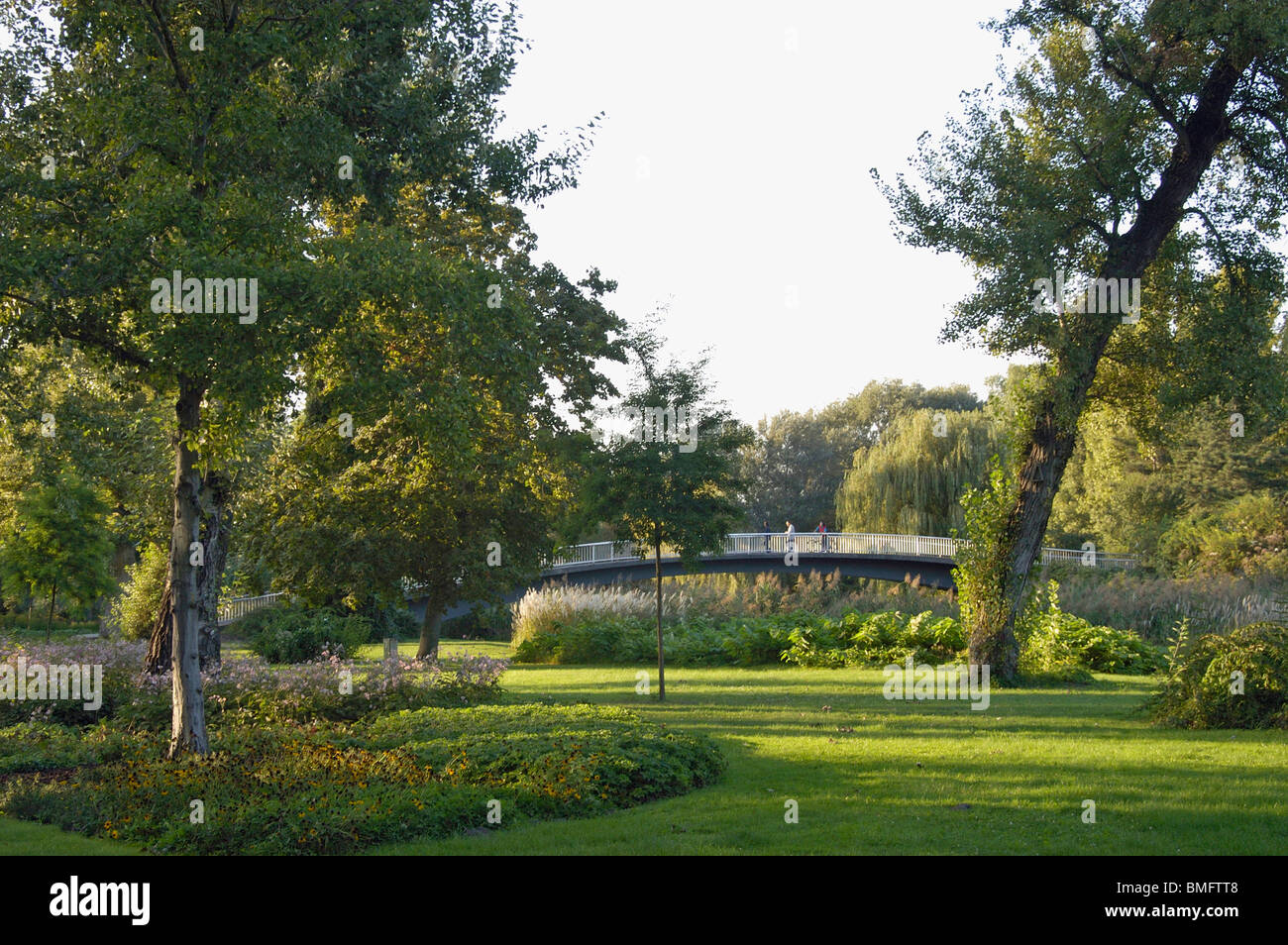 Donau-Park Vienna Stockfoto