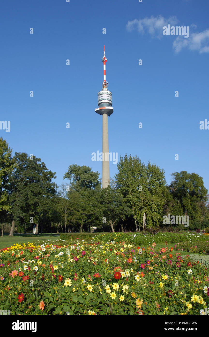 Donau-Park Vienna Stockfoto