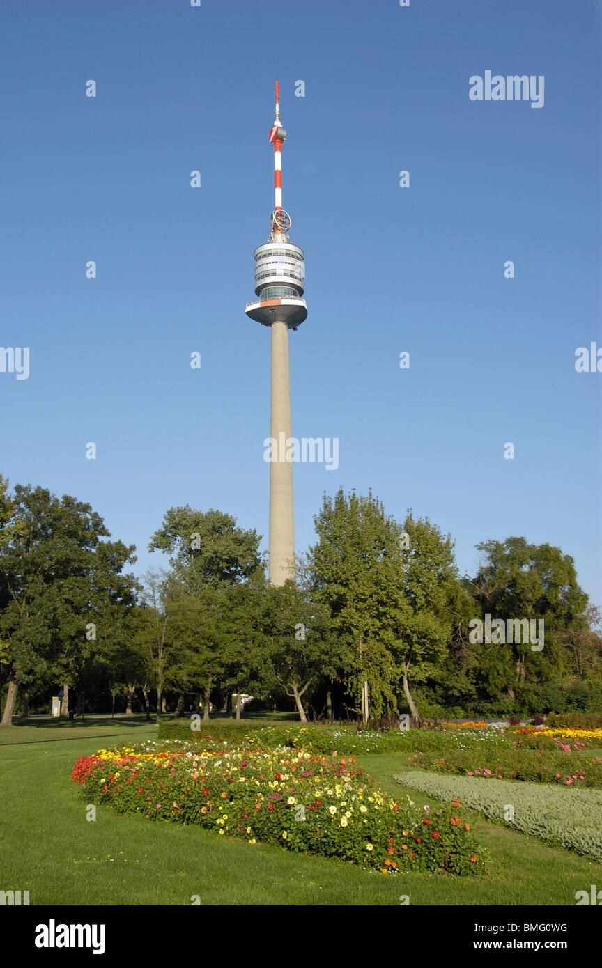 Donau-Park Vienna Stockfoto