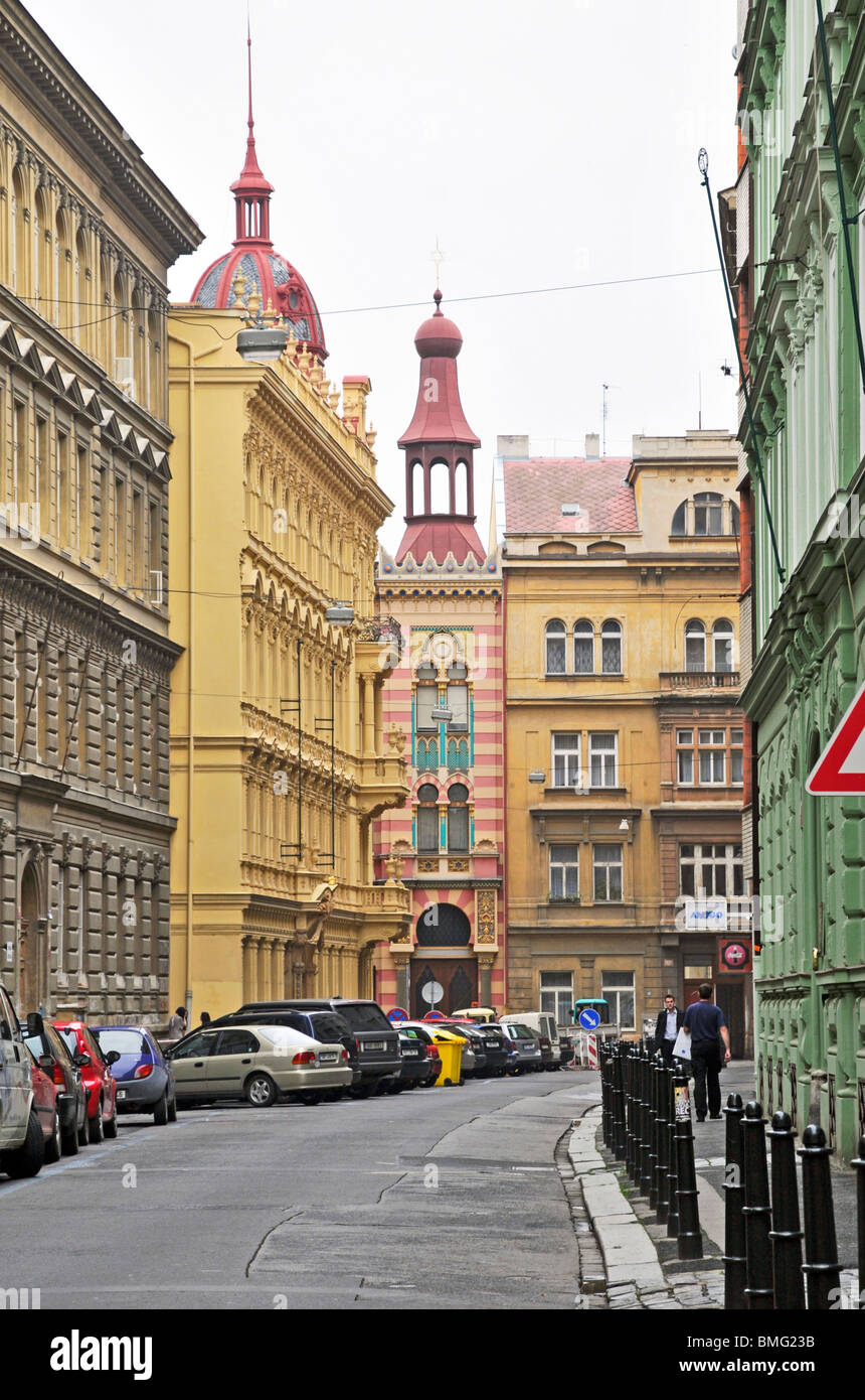 Goldenes Prag, Prag, Tschechisch, Republik, Ost Europa Stockfoto