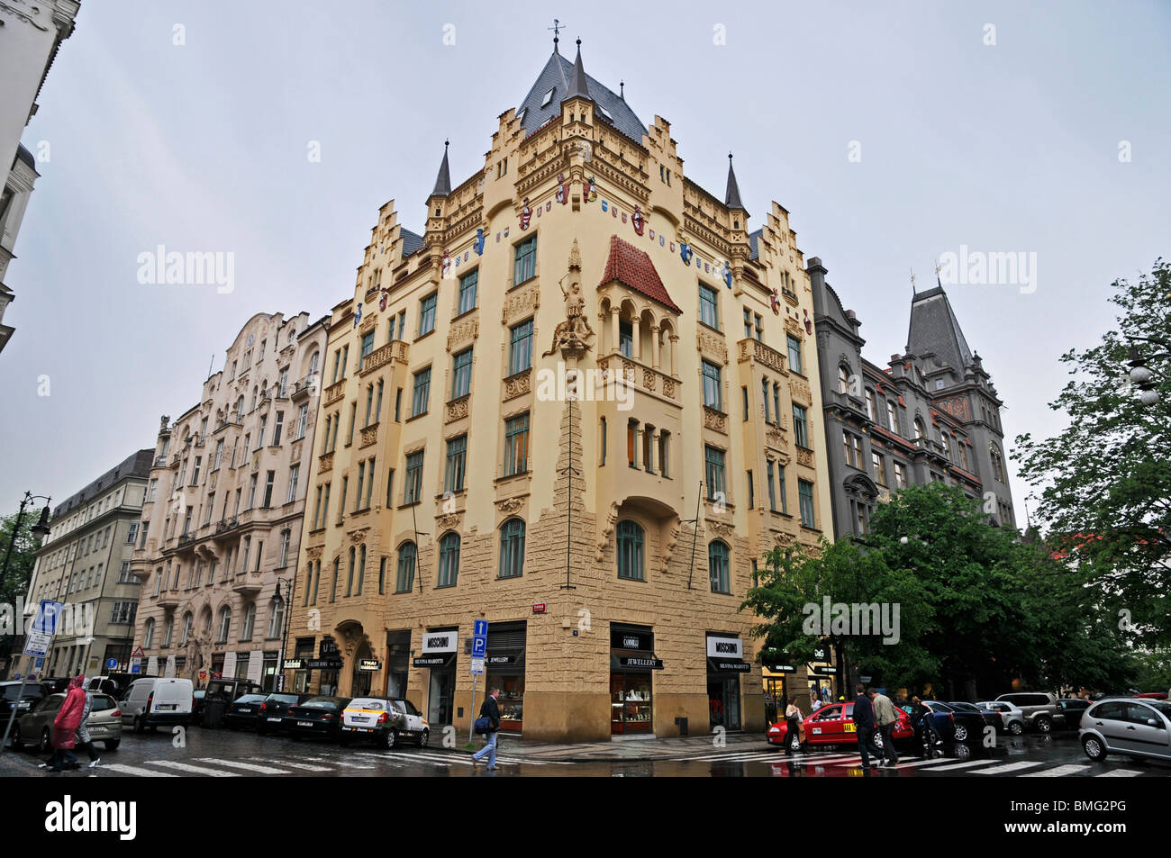 Eine modische, Prag, Tschechische Republik, Europa Stockfoto