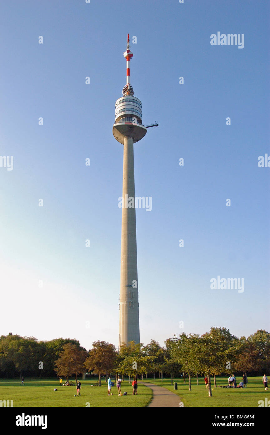 Donau-Park Vienna Stockfoto