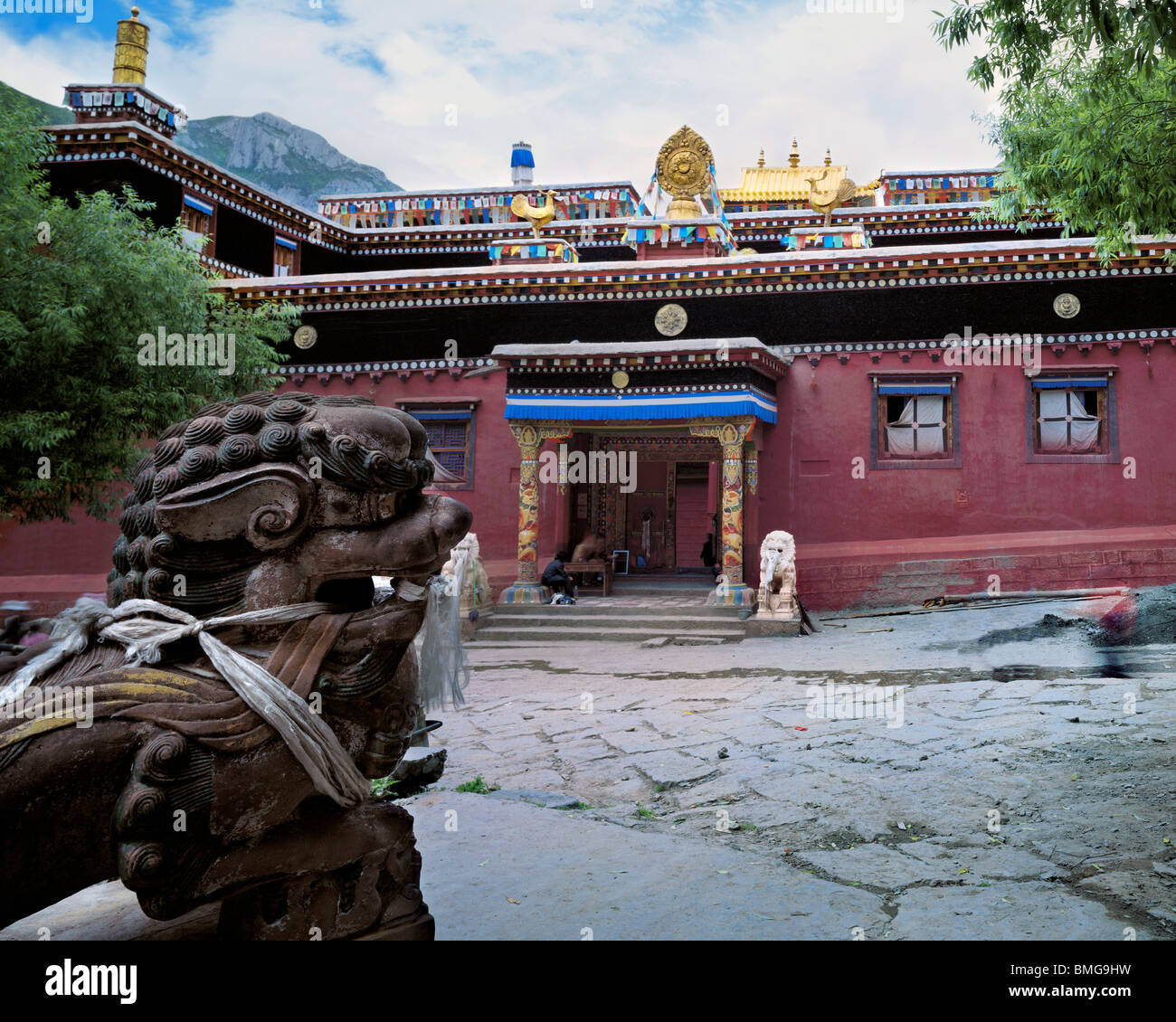 Dege Sutra drucken Haus, Garze tibetischen autonomen Präfektur, Provinz Sichuan, China Stockfoto