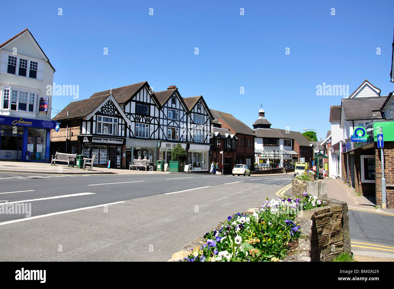 Der Broadway, Crowborough, East Sussex, England, Vereinigtes Königreich Stockfoto