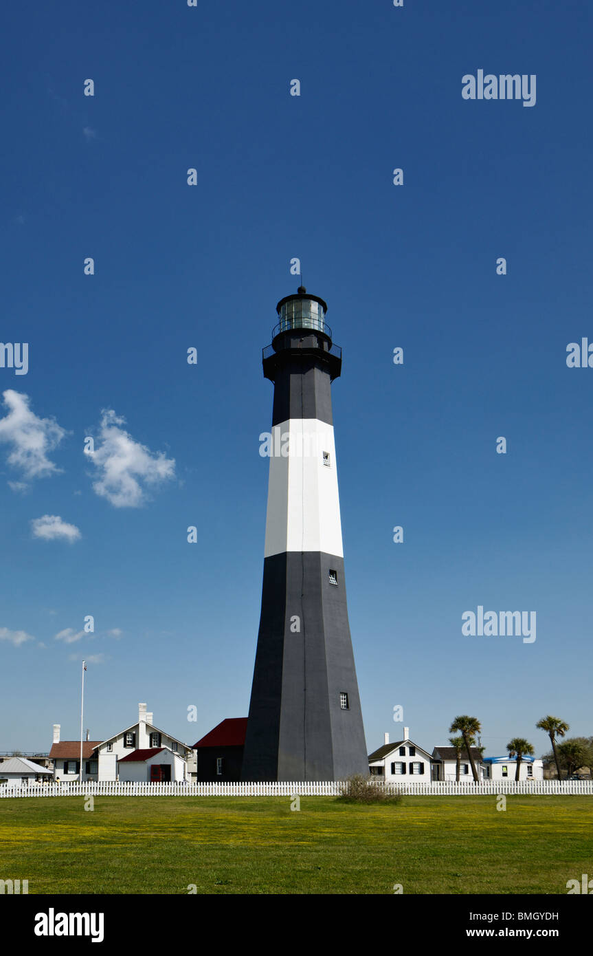 Tybee Island Lighthouse in Chatham County, Georgia Stockfoto