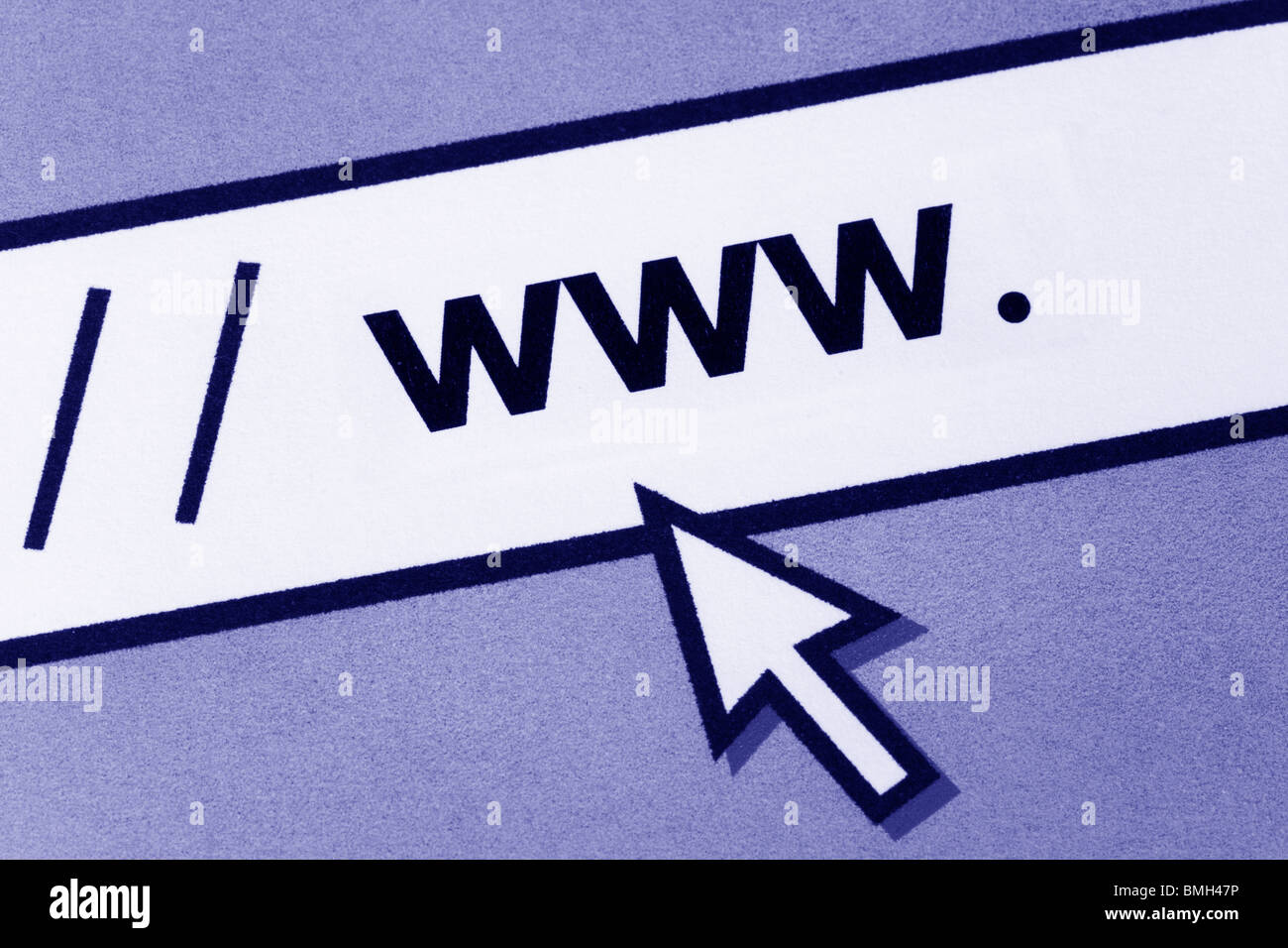 Computer-Bildschirm, Konzept der Surfen im Netz Stockfoto