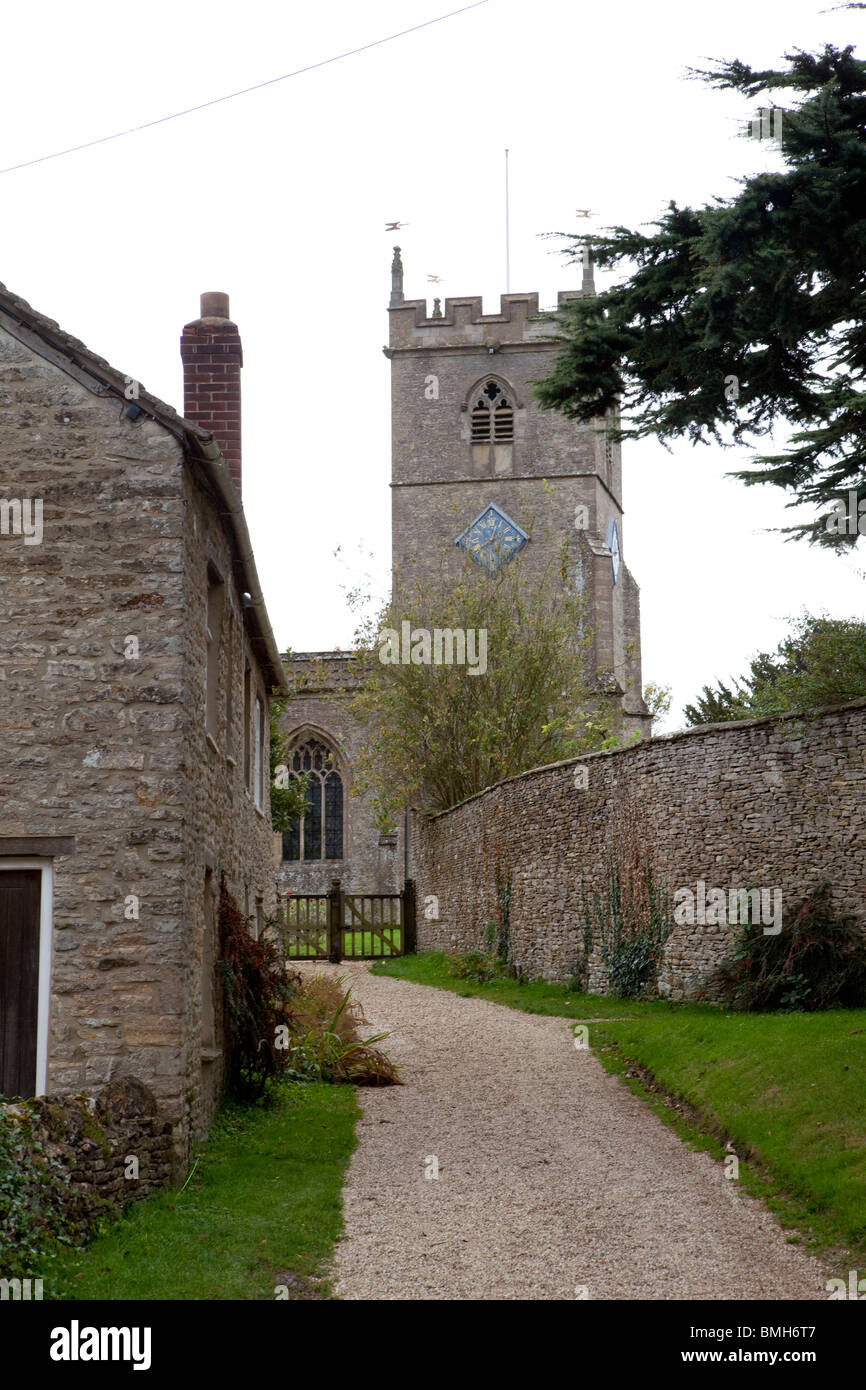 Stonesfield Kirche in Oxfordshire. Stockfoto