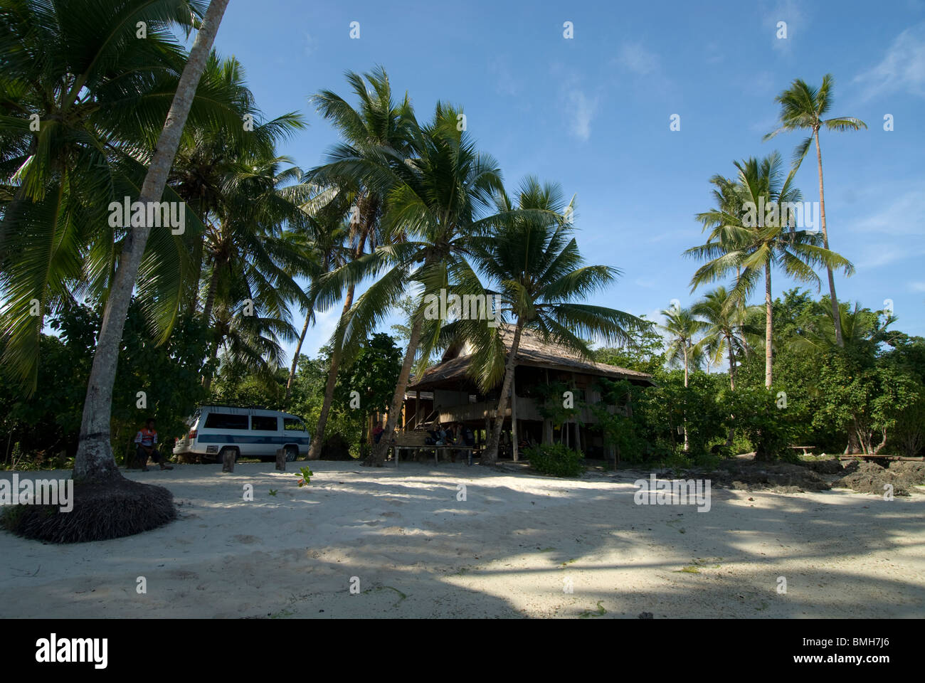 WWF Lodge, Kai Kecil, Molukken, Indonesien Stockfoto