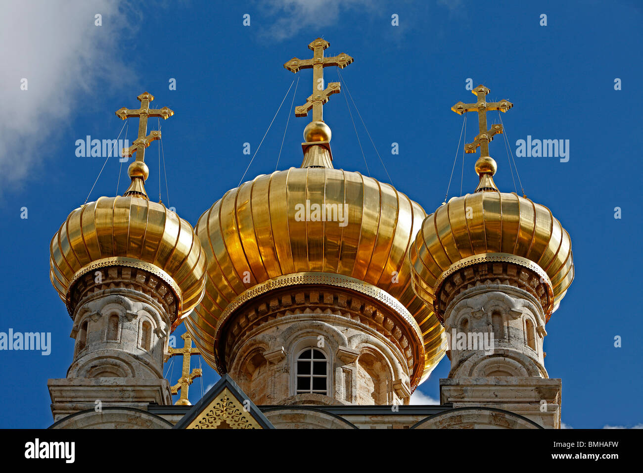 Israel, Jerusalem, St. Mary Magdalene orthodoxe Kirche Stockfoto