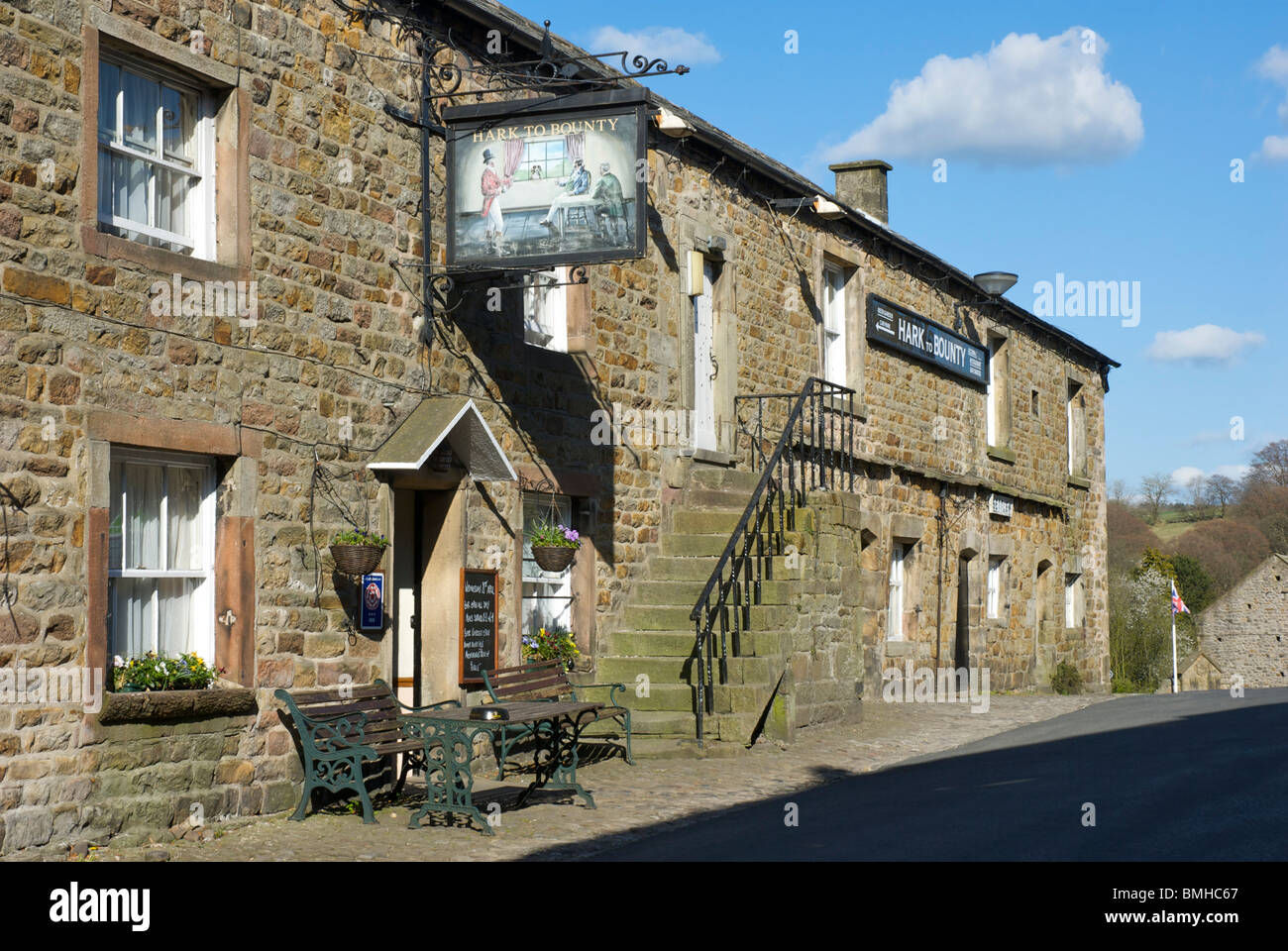 Hark, Bounty Pub, Slaidburn, Lancashire, England UK Stockfoto