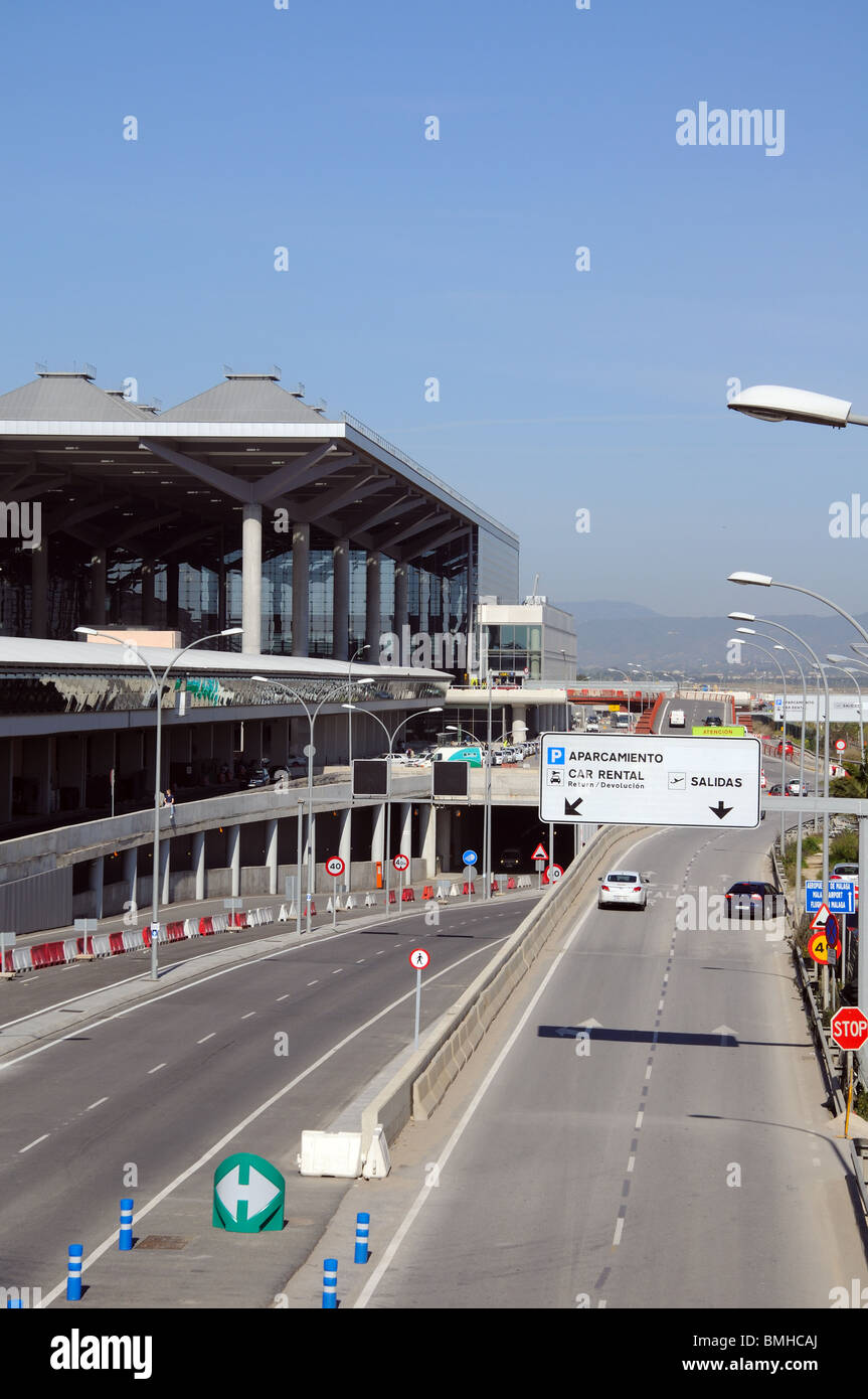 Terminal 3, Flughafen Malaga, Malaga, Costa Del Sol, Provinz Malaga, Andalusien, Südspanien, Westeuropa. Stockfoto