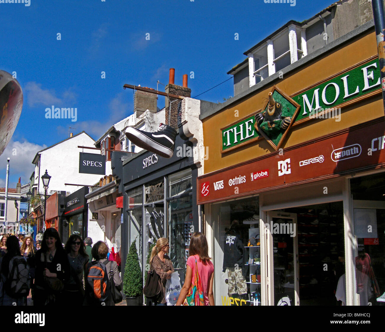 North Laine, Einkaufen, Kensington Gardens, Brighton, East Sussex, England, UK, Großbritannien Stockfoto