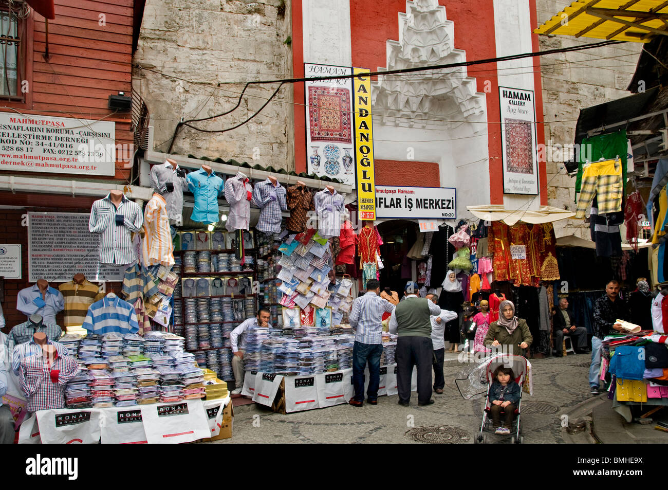 Istanbul Grand Bazaar Türkei Kapali Carsi Kapalıcarsı Stockfoto