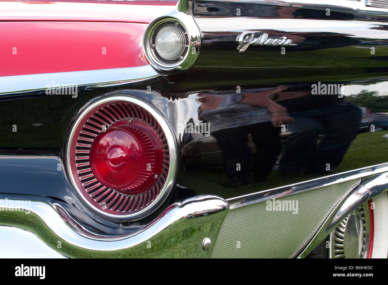 Die hintere Licht Cluster ein 1959 Ford Galaxie Fairlane Stockfoto