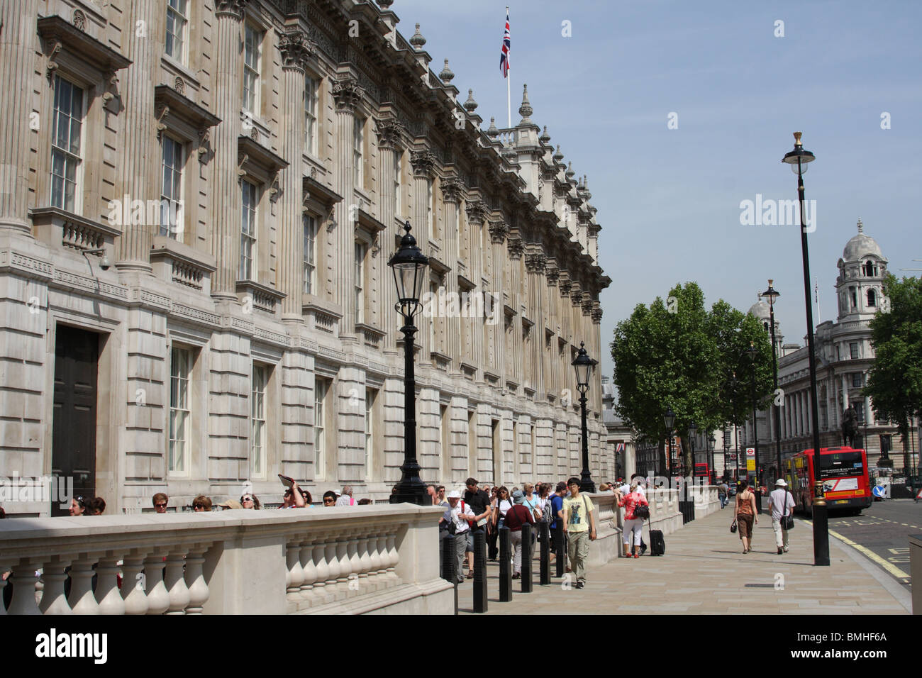 Regierungsgebäude in Whitehall, Westminster, London, England, Vereinigtes Königreich Stockfoto