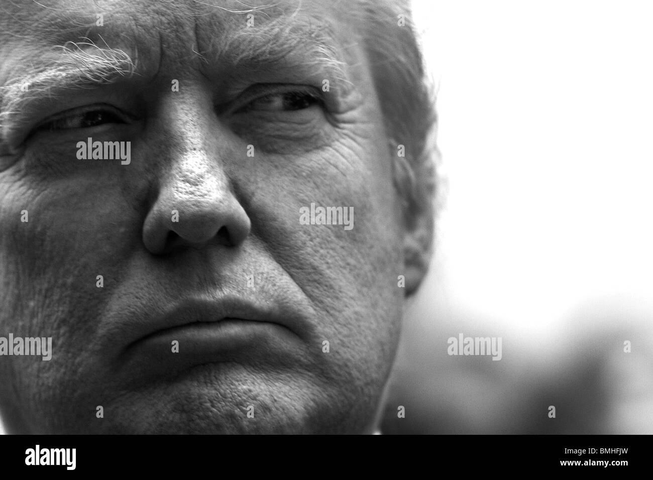 Donald Trump vor Trump Tower vom 8. Juni 2010, Manhattan, New York City, New York, USA Stockfoto