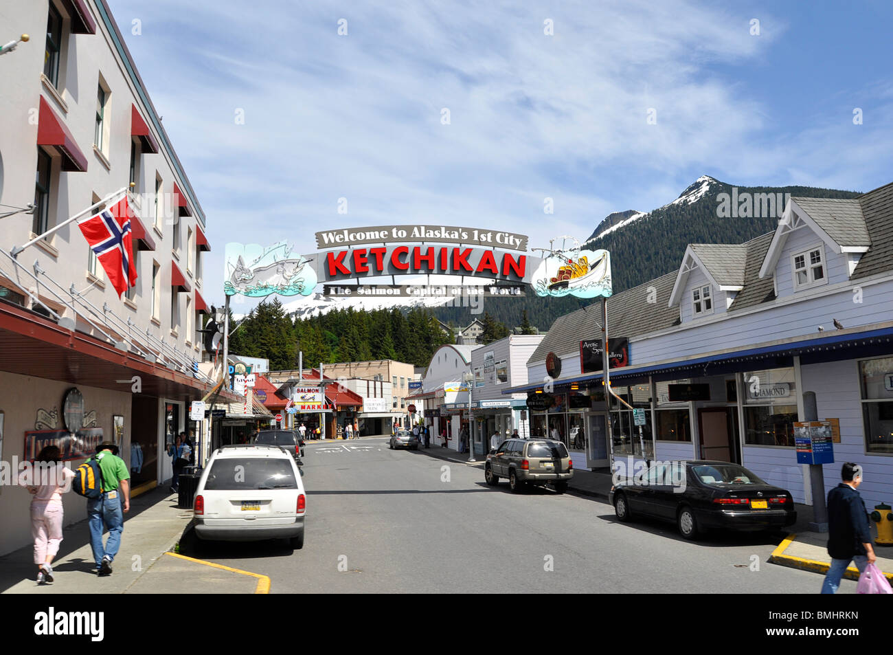 Ketchikan, Alaska Stockfoto