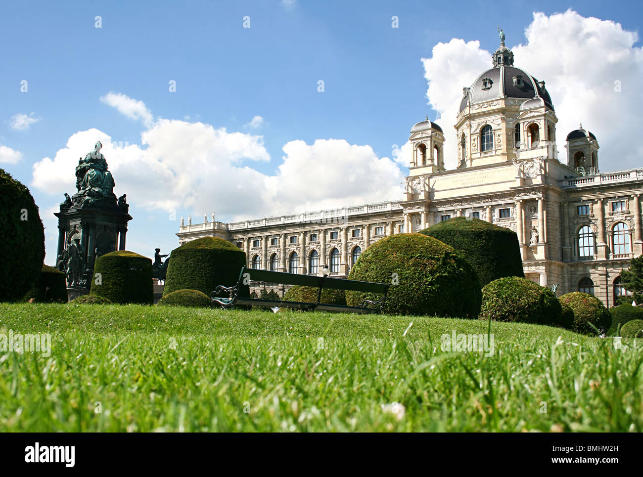 Wien - Königin Maria Theresia Denkmal und Museum für Naturgeschichte Stockfoto