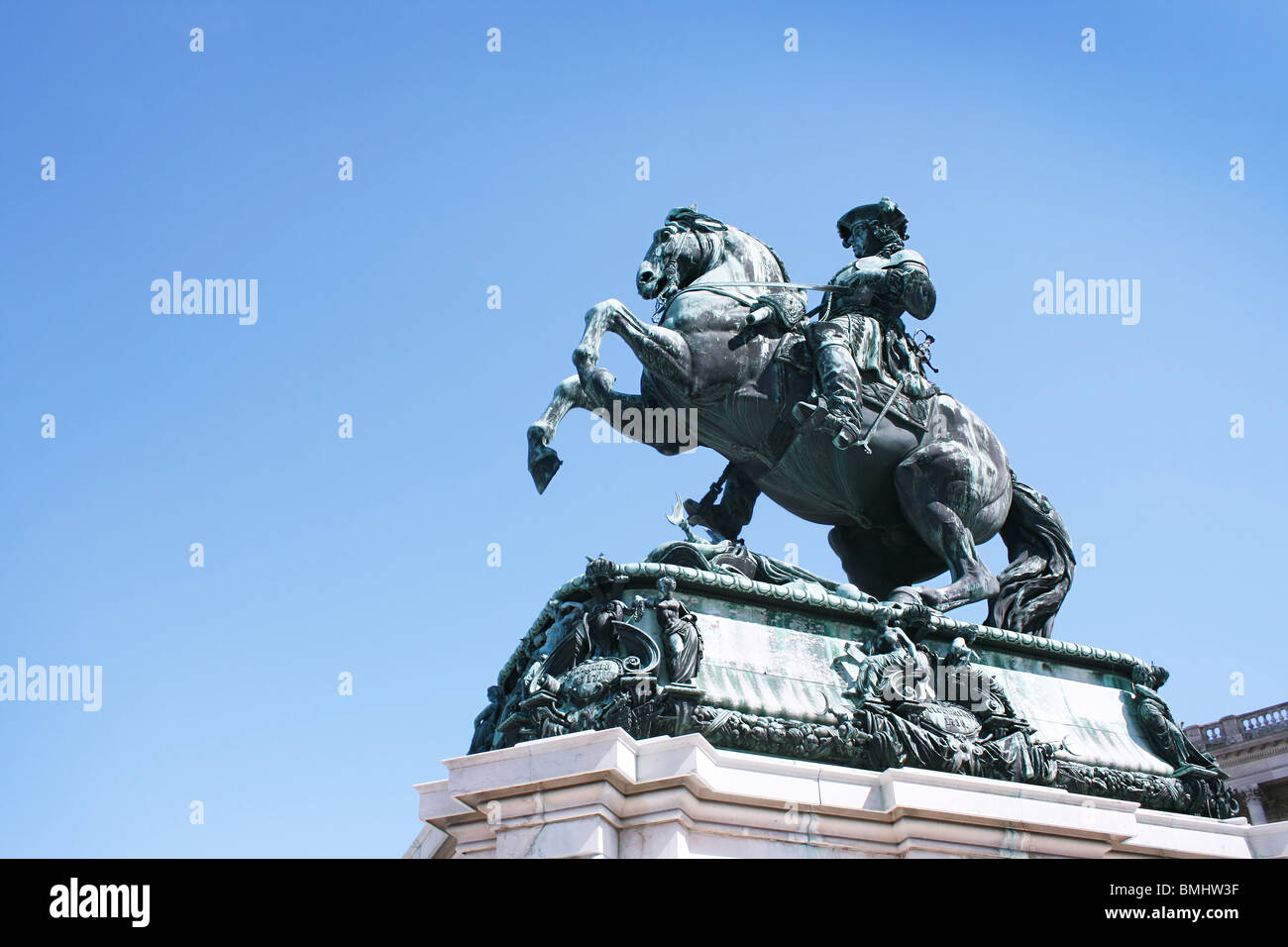 Statue von Kaiser Franz Joseph ich. Wien, Österreich Stockfoto