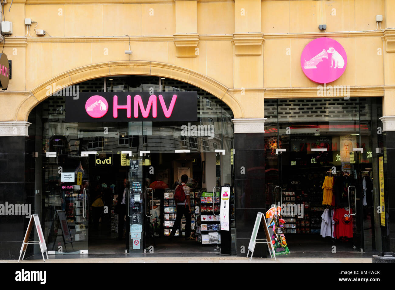HMV Shop, Coventry Street, London, England, UK Stockfoto