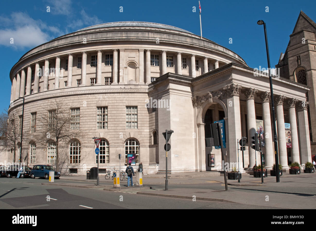 Manchester Central Library, Petersplatz, Manchester UK. Grade II Listed Building des Architekten E.Vincent Harris. Stockfoto