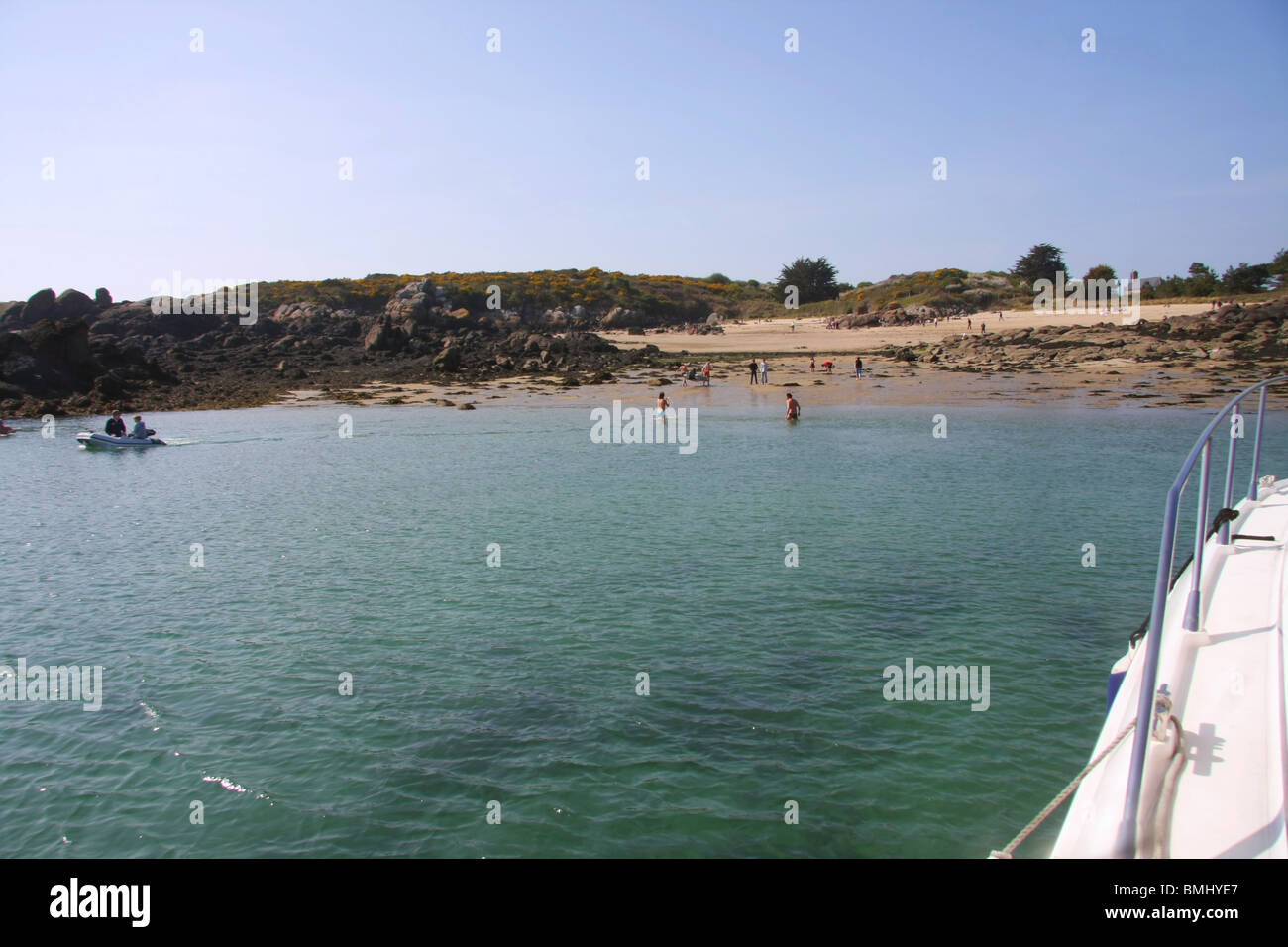 Ile de Chausey Stockfoto