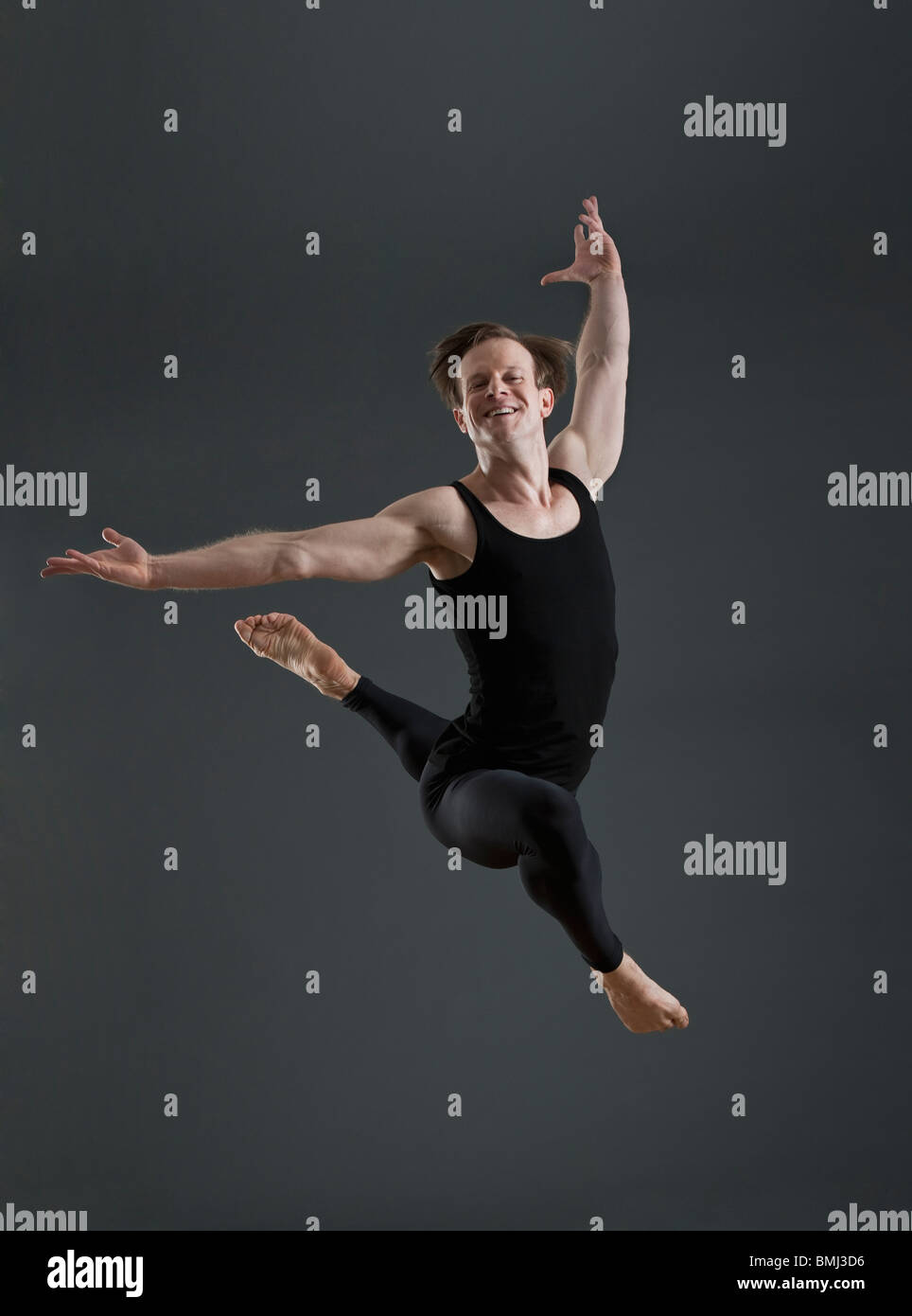 Männlichen Ballett-Tänzerin Stockfoto