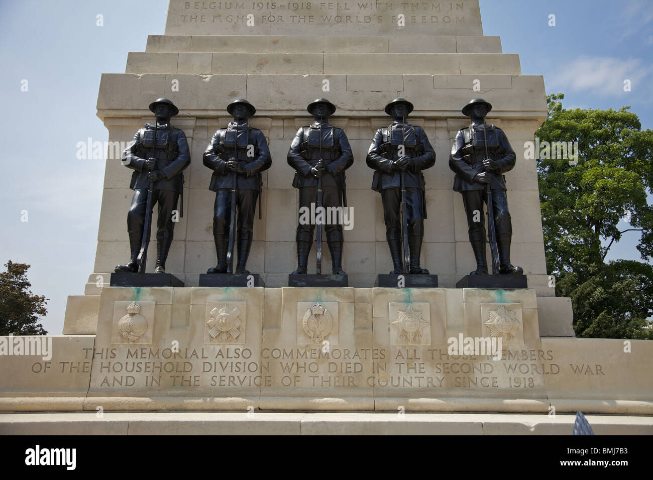 Denkmal für Soldaten verloren im zweiten Weltkrieg, Horse Guards Parade, London Stockfoto