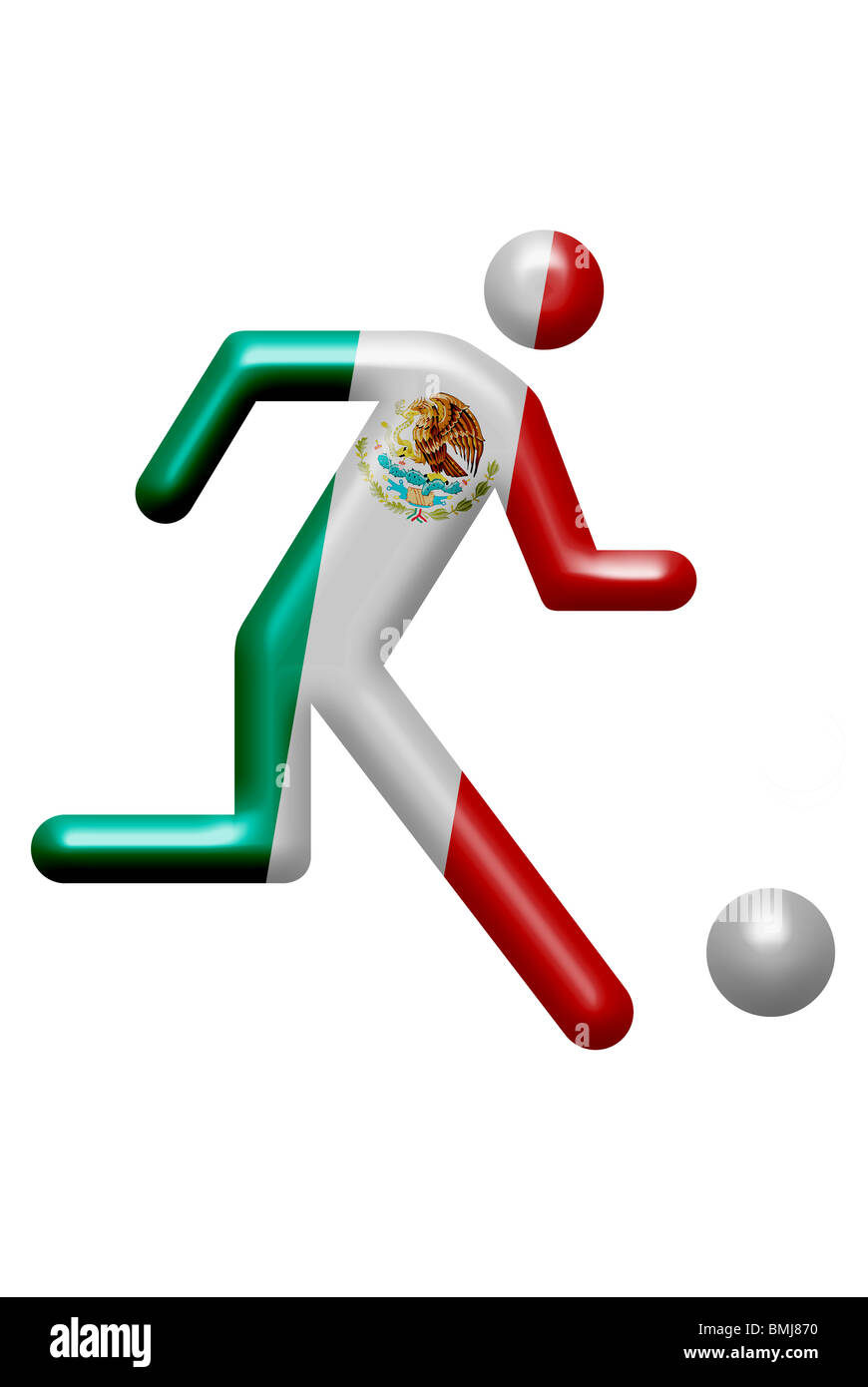 Mexiko-Piktogramm team Stockfoto