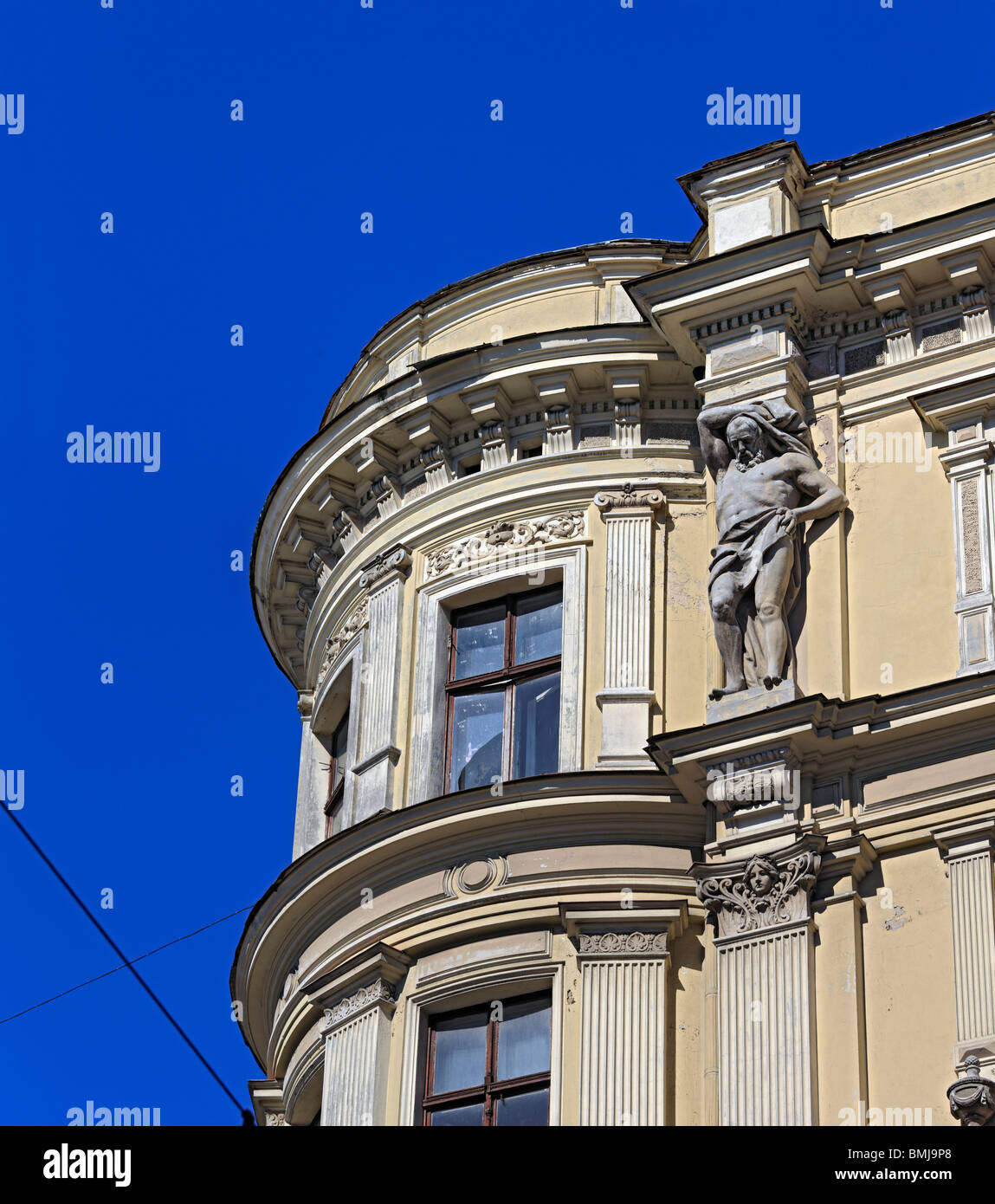 Jugendstilhaus, Riga, Lettland Stockfoto