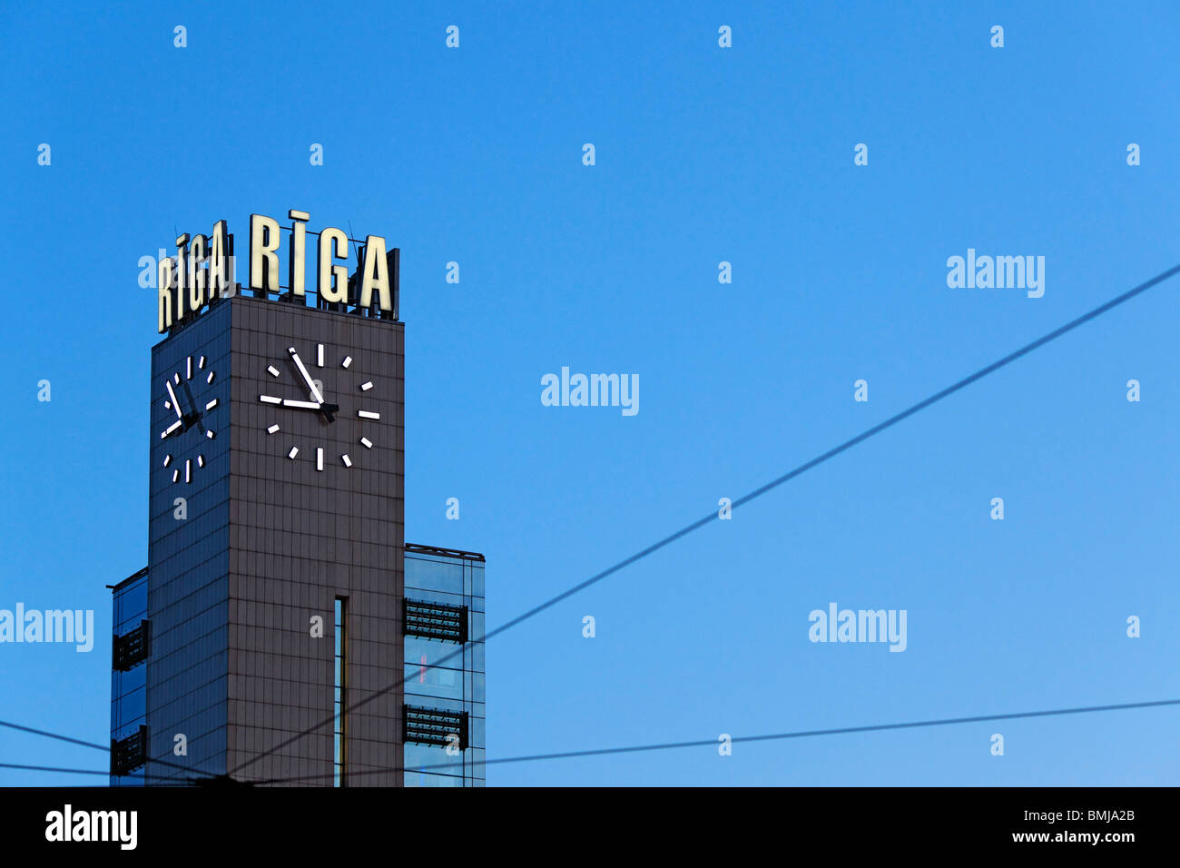 Der Hauptbahnhof von Riga, Riga, Lettland Stockfoto