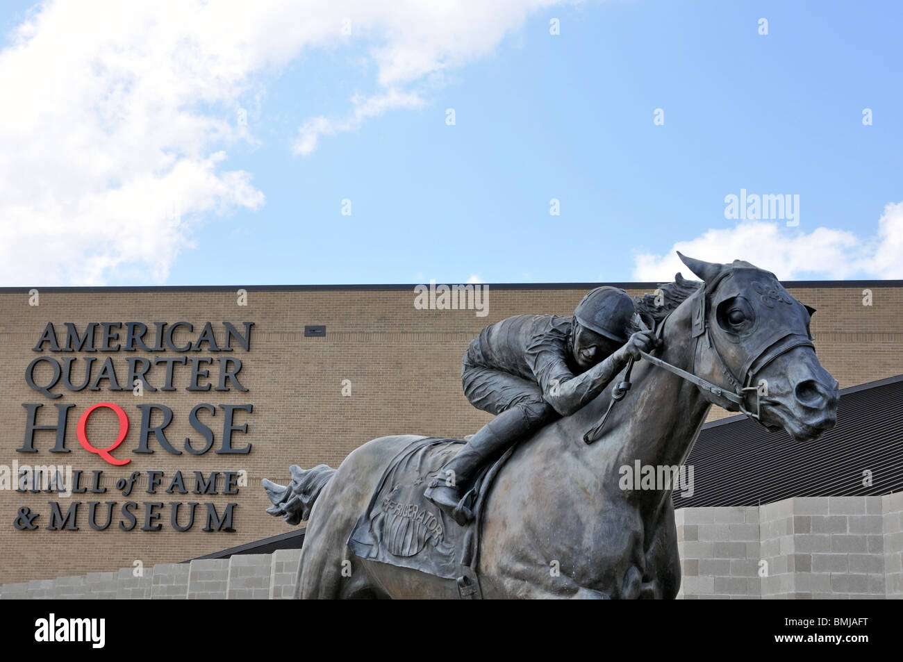 Pferdemuseum, Amarillo, Texas Stockfoto