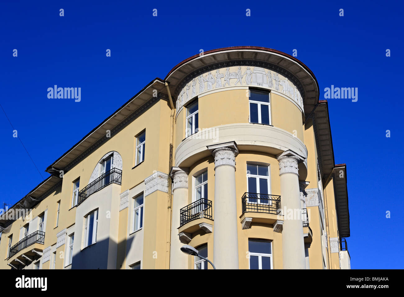Jugendstilhaus, Riga, Lettland Stockfoto