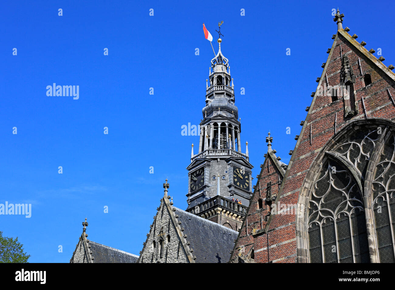 Oude Kerk (alte Kirche), Amsterdam, Niederlande Stockfoto